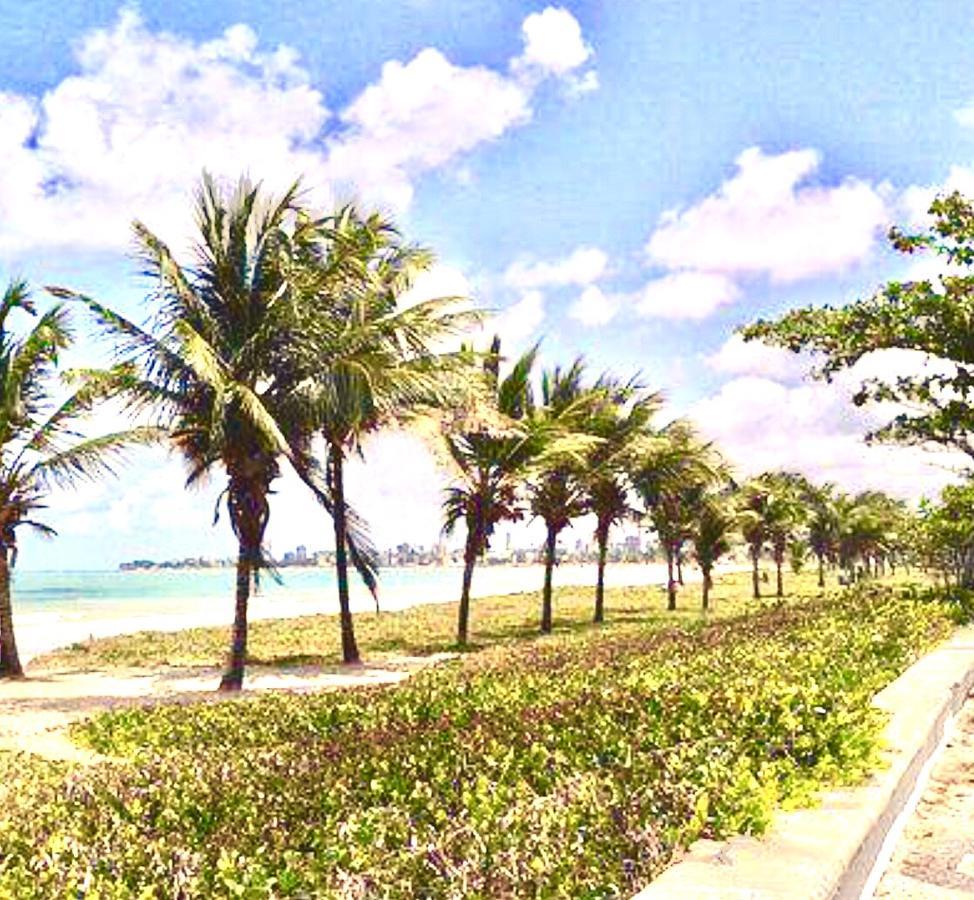 Flat Mar Bello Plaza Cabedelo Esterno foto