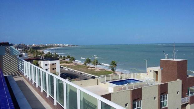 Flat Mar Bello Plaza Cabedelo Esterno foto